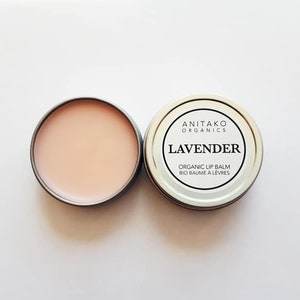 L A V E N D E R - Soothing Lavender Oil Scented, Organic Lip Balm, Natural Lip Balm