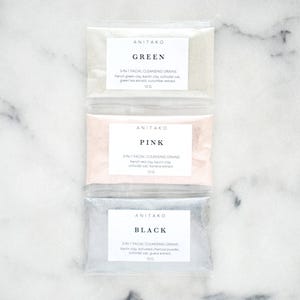 SAMPLE // Facial Cleansing Grains, Soap Free Mild Cleanser, Gentle Exfoliating, Detox Mask
