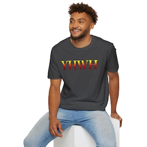 YHWH Unisex Softstyle T-Shirt: Inspirational Cotton Casual Wear