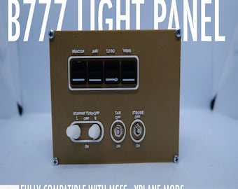 Panel de luces del simulador de vuelo B777: MSFS, X-Plane, PMDG - MobiFlight