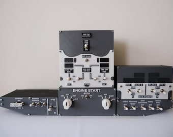 B737 フライトシミュレーター オーバーヘッドパネル: MSFS、X-Plane