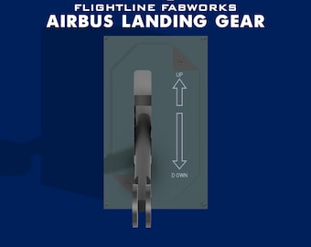 Palanca del tren de aterrizaje del Airbus A320: Controlador Plug-Play para simulador de vuelo