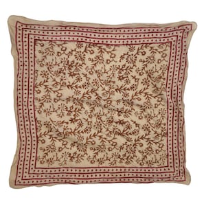 Bandana Schal aus Baumwolle mit Handblockdruck: Boho Halstuch