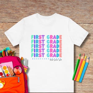 Erste Klasse bestes Jahr noch Shirt, Erster Schultag Shirt, Lehrer zurück zu Schule Shirt, 1.Grad Schüler Shirt, Erstklässler Mädchen & Jungen