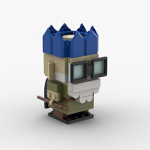 OSRS Wise Old Man - Runescape LEGO - BrickHead - Set fisico - Mattoncini originali - Old School Runescape
