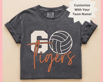 Custom Volleyball Shirt Tee Volleyball Mom Shirt Sport Mom Shirt Fan Volleyball Game Day Game Day Shirt Comfort Colors Colors Volleyball