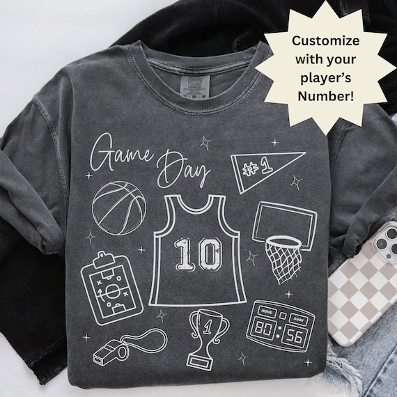 Personalized Gameday basketball shirt Gameday basketball Mama Cute Shirt Basketball Game Day Shirt Basketball Gameday personalizedtee