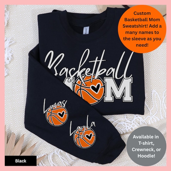 Custom Basketballmom Name Shirt, Gameday Basketball Mom Sweatshirt, Personalized Basketball Team Shirt, Mama Basketball Season