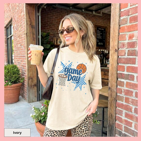Trendy Basketball Mom Shirt Mom of Ballers Basketball Tee Game Day Basketball Shirt Distressed Basketball Mom Tee Trendy Sports Mom Gift