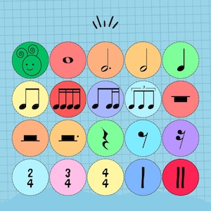 Rhythm Caterpillar Music Game: Printable Time Signature Activity (PDF Download