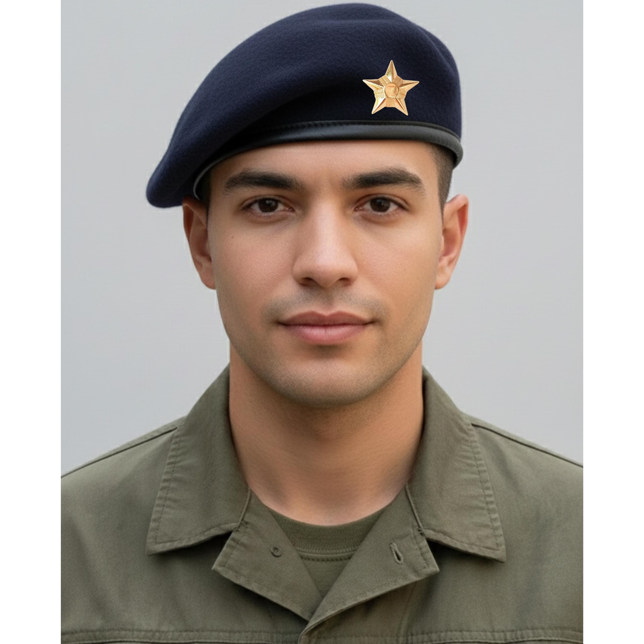 Sivi Wool French Beret With Metal Star - Che Guevara  display picture 1