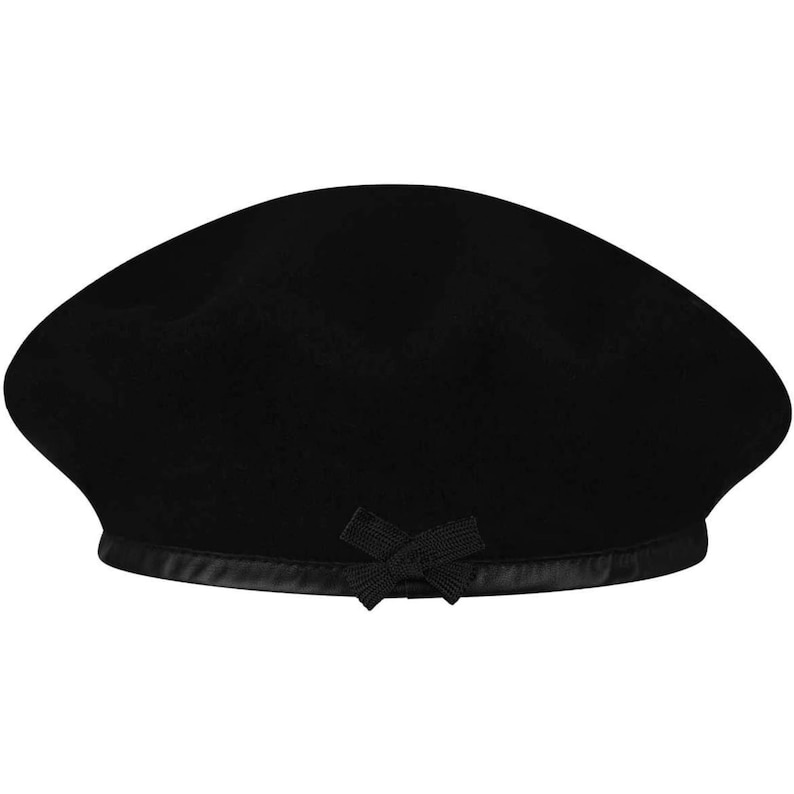 Sivi Wool Parisian Beret - Che Guevara Inspired Army Style French Beret image 18
