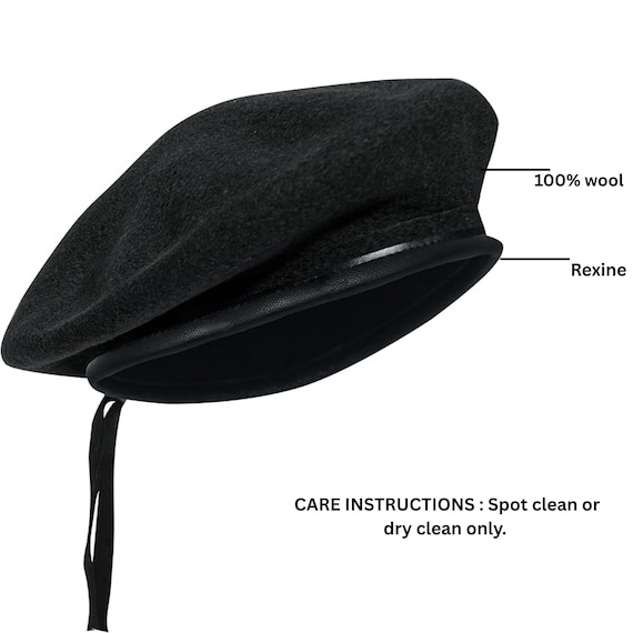 Sivi Wool French Beret With Metal Star - Che Guevara  display picture 1