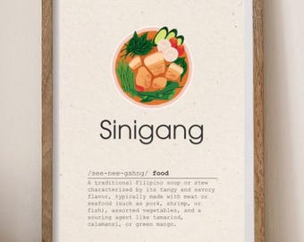 Sinigang Kitchen Print: Filipino Food Wall Art (Digital Download)