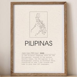 Pilipinas Wall Art: Minimalist Filipino Home Decor (Digital Download)