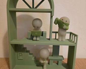 Smiski House Display Shelf Desk Organizer - 2 story house