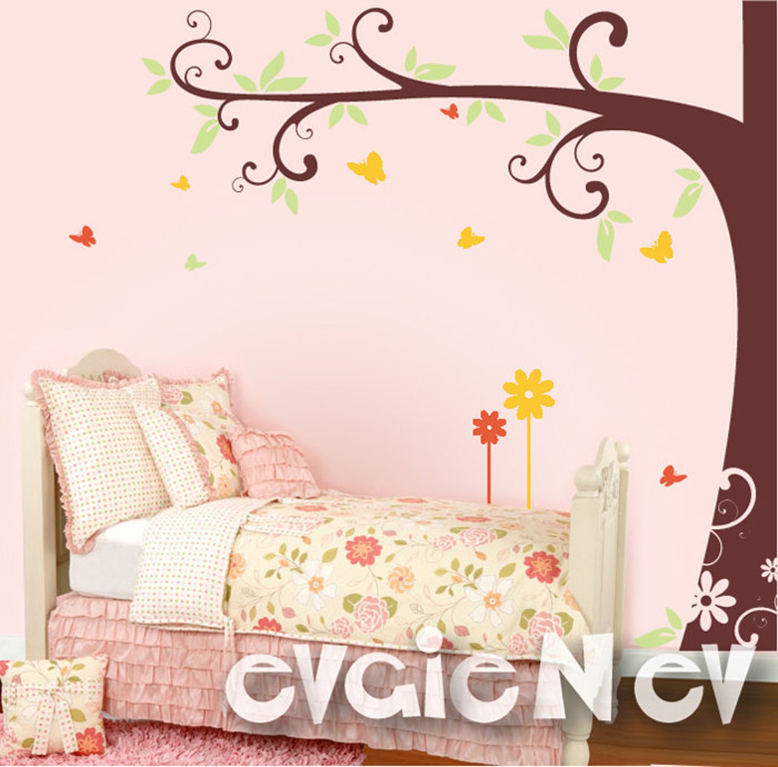 Children Wall Decal Wall Sticker Tree Decal Family Tree With Etsy