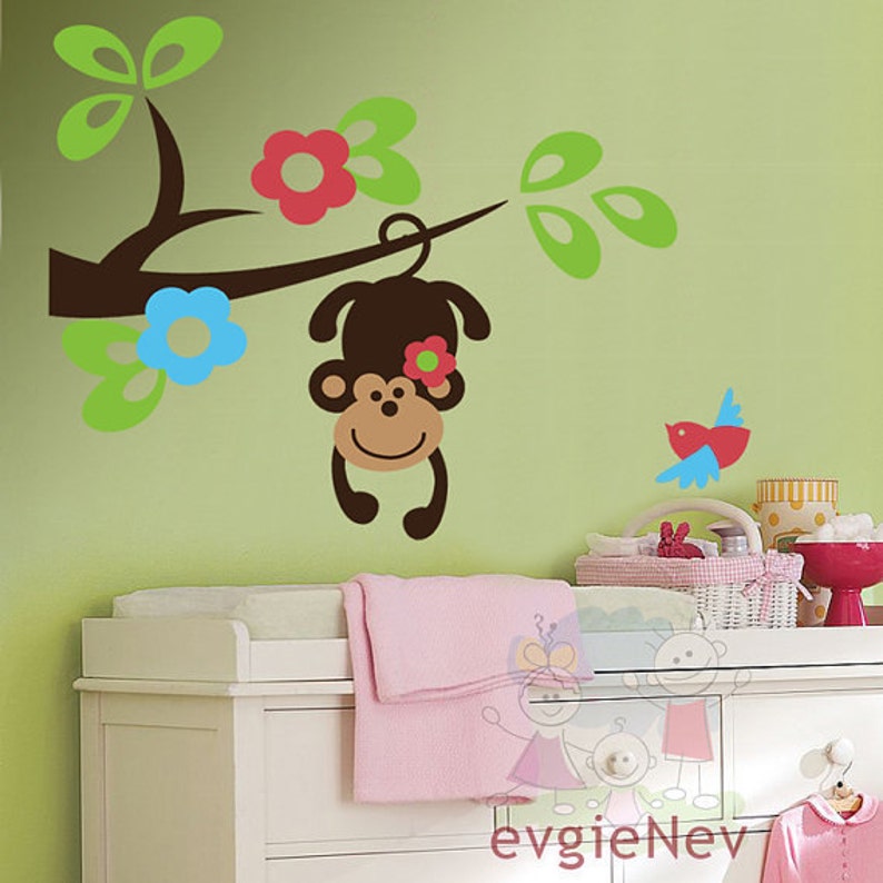 monkey wall stickers
