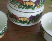 Vintage Kensington Mixing Bowls Tabletops-Unlimited-Set-Nesting-Bowls-STOVE-USABLE- Purple