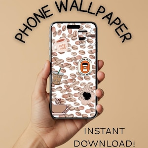 Coffee Break Phone Wallpaper DIGITAL DOWNLOAD