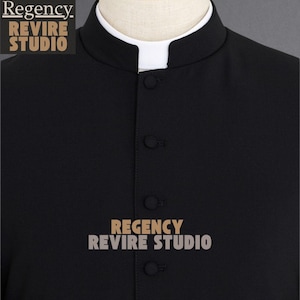 Black Roman Cassock, Clergy Robe, Priest Vestment, Catholic Church Costume