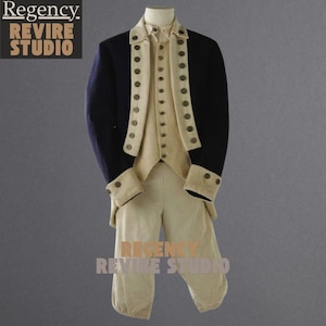 George Washington Uniform -Revolutionary War Costume for Reenactments , Cosplay , Colonial Events , Halloween , Theater & Historical Display