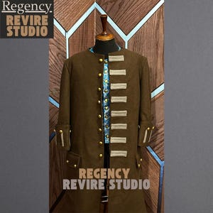 Jack Sparrow Pirate Coat - Captain&#39;s Costume - Authentic Movie Replica Caribbean Coat - Men&#39;s Pirate Frock Coat -Cosplay & Halloween Costume