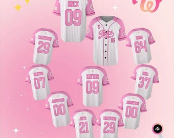 Zerobaseone Members Baseball Jersey, Kpop Jersey, Zerobaseone