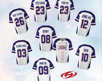 Custom in Your Fantasy World Tour 2025 Kpop Baseball Jersey, Music