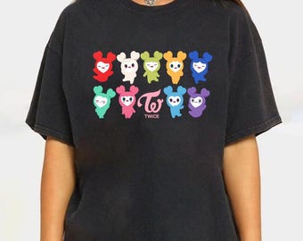 ジヒョ ユニセックス シャツ、ジヒョ グラフィック T シャツ、TWICE