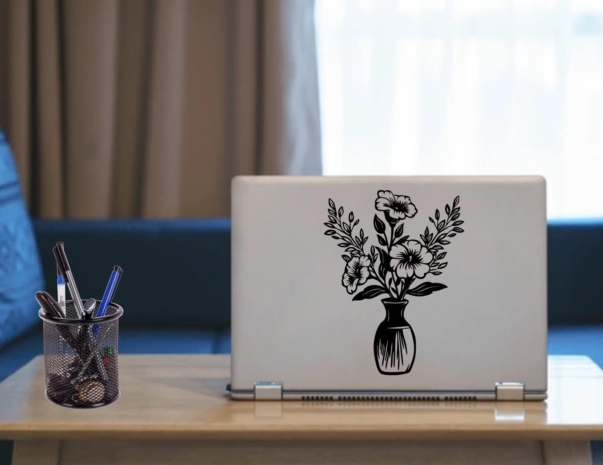 Flowers in Vase SVG Bundle | Minimalist Botanical Cut Files for Cricut ...