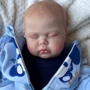 Pickle Reborn Toddler Doll, Lifelike Reborn Doll with Weighted Body, 24inch 5.5LBS Sleeping Reborn Baby