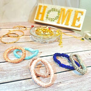 100% Mulberry Silk Hair Tie – Elegant Slim Scrunchie | Single Color | Promotional Price