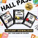 Hall Pass Composition Book Printable - Etsy