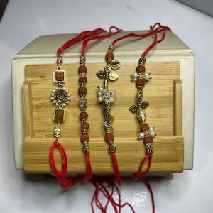 Handmade Rakhi  Colorful  Rakhi with Brother Gift Rakhi for Brother-Sister in low -  Indian Rakhi for Men -Woman ,Rakhi Festival Special