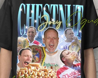 Camiseta con meme de Joey Chestnut: divertida camiseta de competición de comida