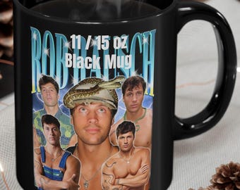 Taza de Rob Rausch, Taza blanca de Rob Rausch, Taza de Merch de Rob Rausch, Taza de café de Rob Rausch, Taza de Aryna Rob Rausch, Taza de meme de Rob Rausch, Arte de Rob Rausch