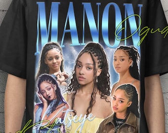 Camiseta unisex de Manon Bannerman, merchandising musical de Manon Idol, camiseta de Kpop de Manon, suéter de merchandising de Kpop de Manon, camiseta de Kpop de Manon, póster de Manon, Manon Idol