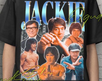 Jackie Chan, Jackie Chan Tshirt, Jackie Chan Shirt, Actor Jackie Chan Movies, Retro Jackie Chan Vintage, Actor Sung Kang Movies Police Tee