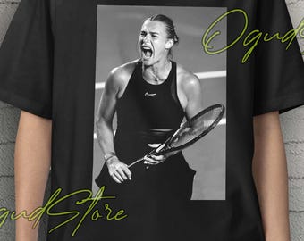 Camiseta unisex de tenista Aryna Sabalenka, Ropa Sabalenka
