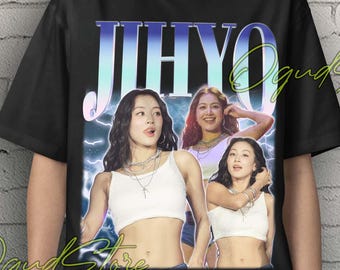 ジヒョ TWICE ユニセックス Tシャツ：Kポップアイドルミュージック
