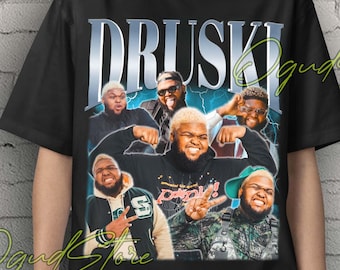 Druski, camisa Druski, camiseta vintage Druski, camisetas de fans de Druski, regalo de Druski, camisetas divertidas de Druski, meme Druski, camisetas de comediante, camisetas de película retro