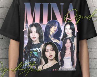 TWICE THIS IS FOR Tシャツ　Mサイズ　ミナ　MINA T-SHIRT〈BLACK〉【M】/ MINA / TWICE『THIS IS FOR』 – JYP JAPAN