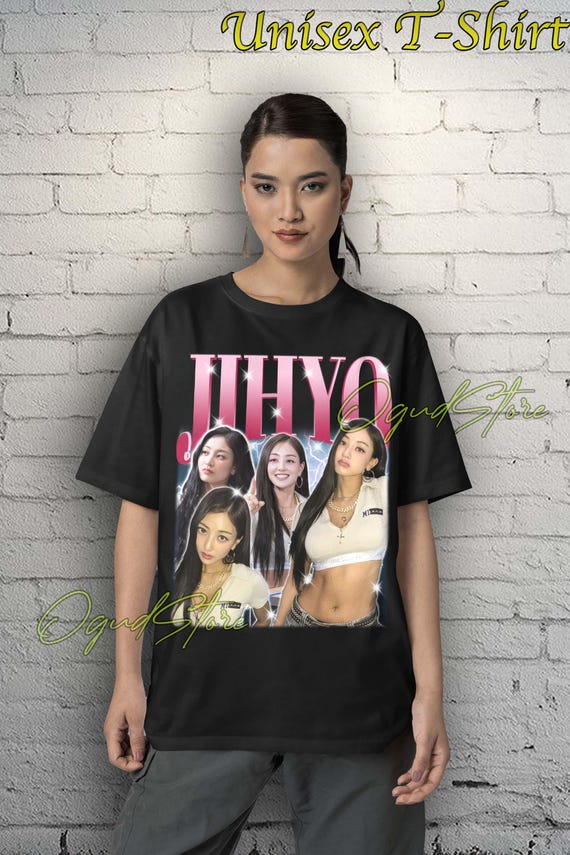 TWICE ジヒョ　Tシャツ　THISISFOR　Mサイズ T-SHIRT〈BLACK〉【M】/ JIHYO / TWICE『THIS IS FOR』 – JYP JAPAN