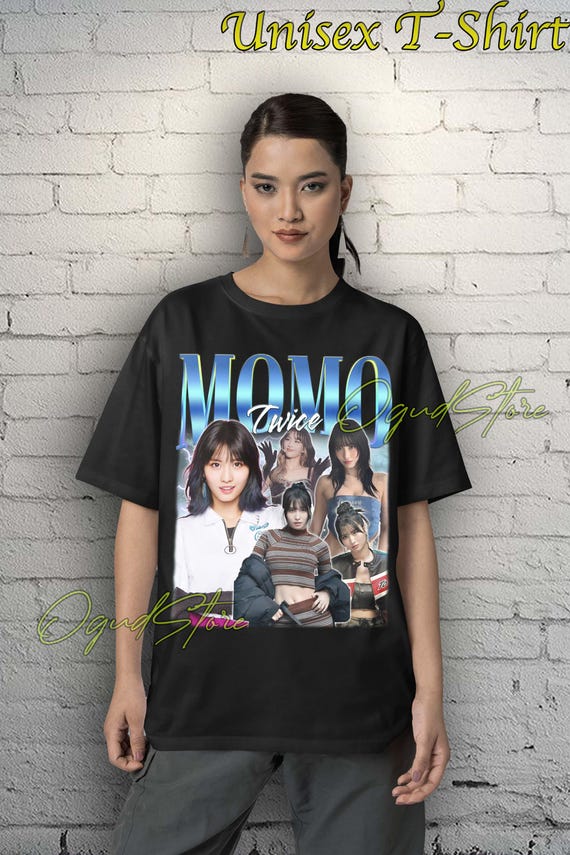 TWICE THIS IS FOR シャツ MOMO 【L】 T-SHIRT〈BLACK〉【L】/ MOMO / TWICE『THIS IS FOR』 – JYP JAPAN