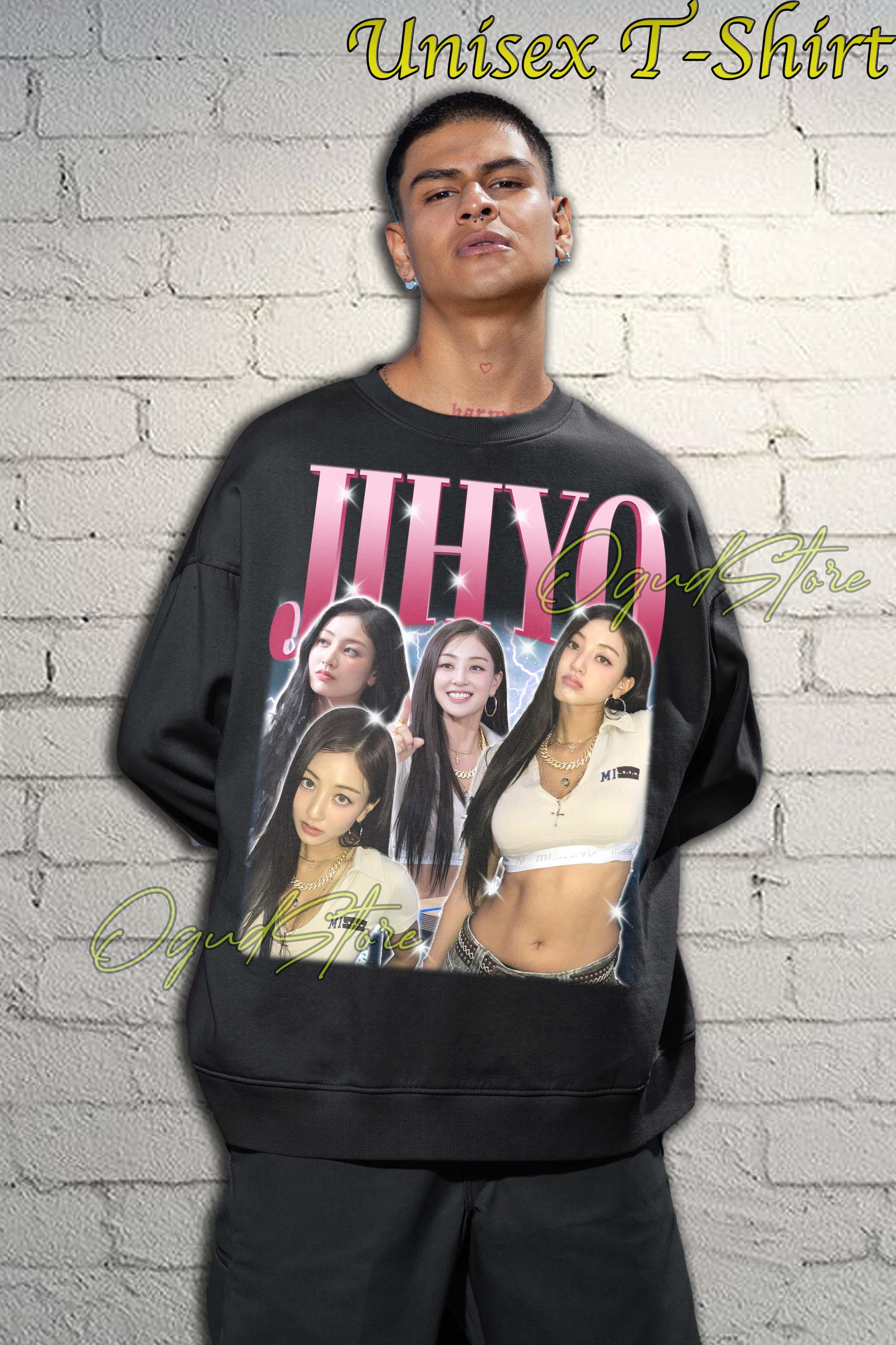 ジヒョ TWICE ユニセックス Tシャツ：Kポップアイドルミュージック