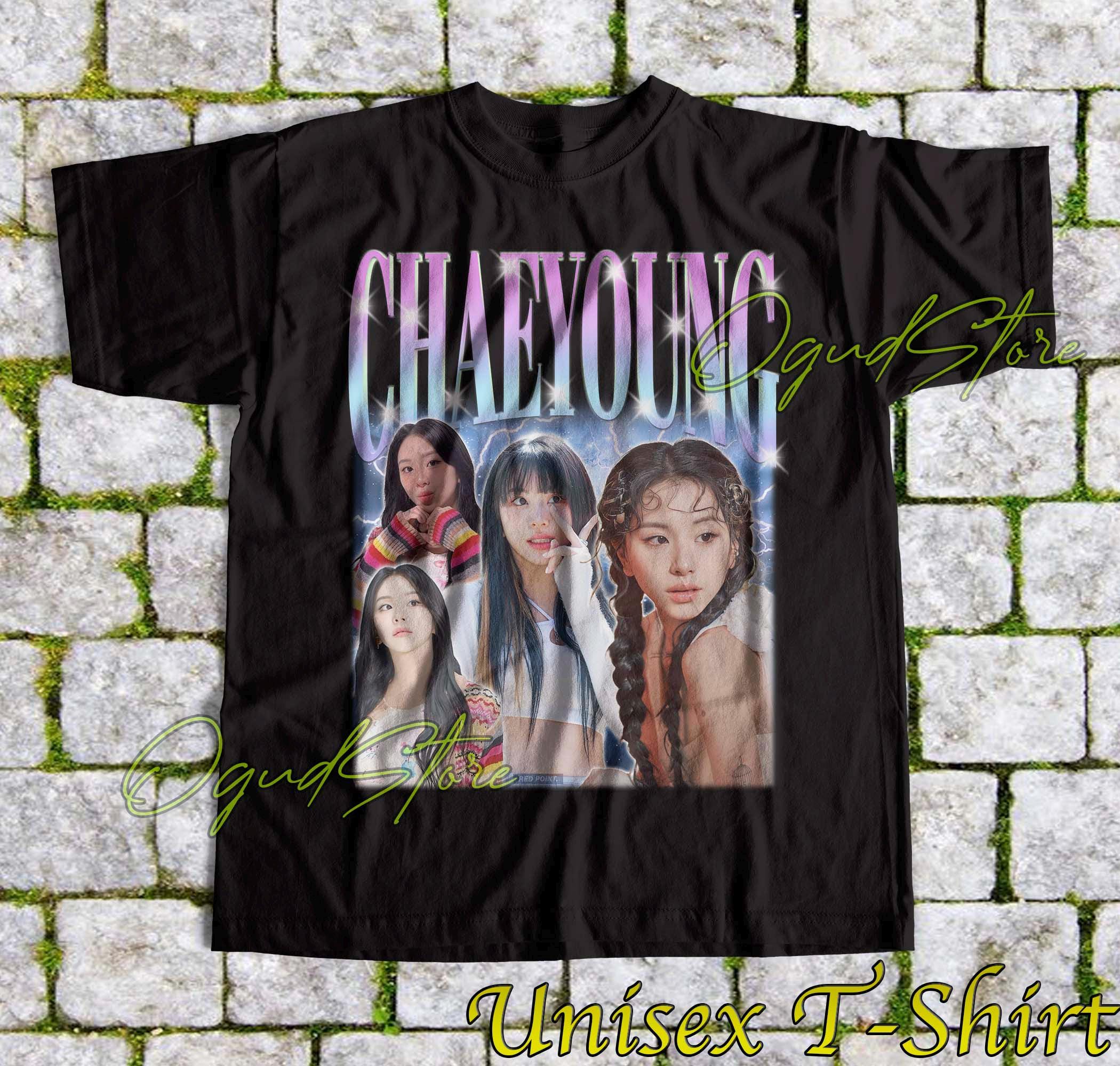 チェヨン TWICE ユニセックス Tシャツ：Kポップアイドルミュージック