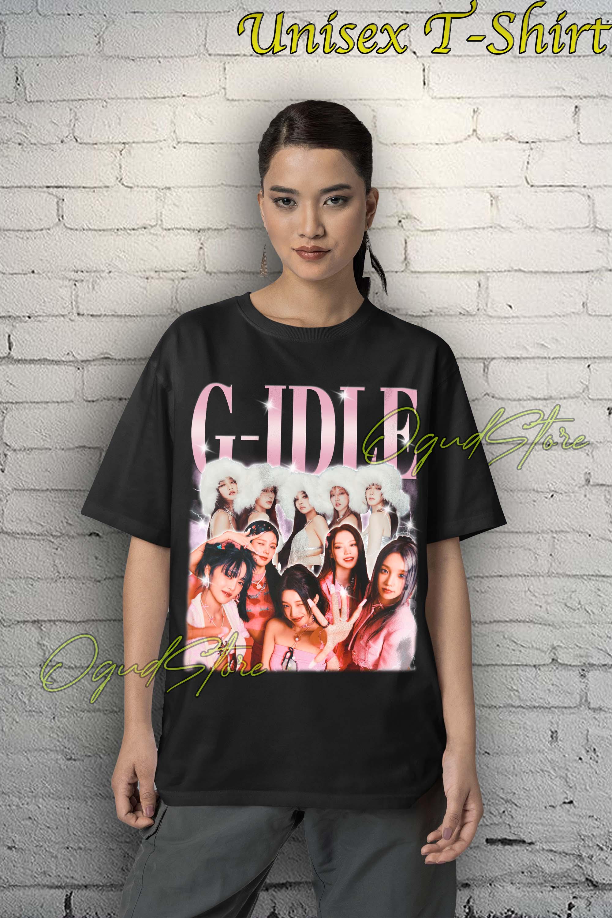(G)I-DLE メンバー プリント Tシャツ Lサイズ g)i Dle Shirt - Etsy