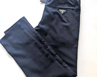 Pantaloni da tuta da uomo PRADA in cotone blu navy, taglie S, M, L, XL, 2XL