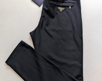 PRADA mens black cotton chino pants size S,M,L,XL,2XL